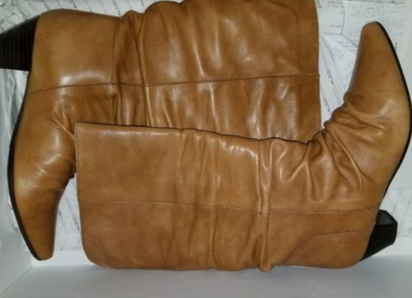 Used Aldo Tan Hopple Leather 28 Boots Size 6 - Picture 2 of 5